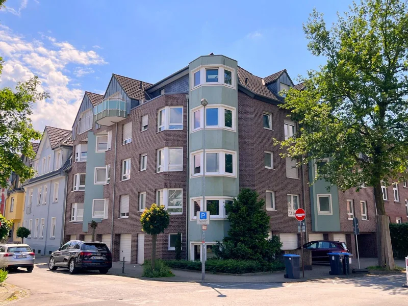 Außenansicht - Wohnung mieten in Moers - Hochwertige Stadtwohnung mit Aufzug, Garage & Balkon mit Weitblick in Top-Lage von Moers