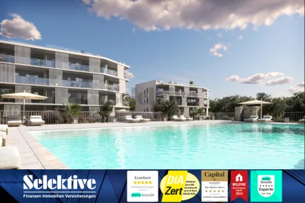 Titelbild - Wohnung kaufen in Cala D'Or - Neubau - Wohnen, wo andere Urlaub machen - Penthouse in mediterraner Anlage mit Gemeinschaftspool