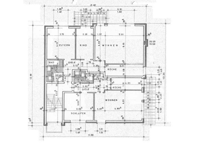 Grundriss 1. Obergeschoss