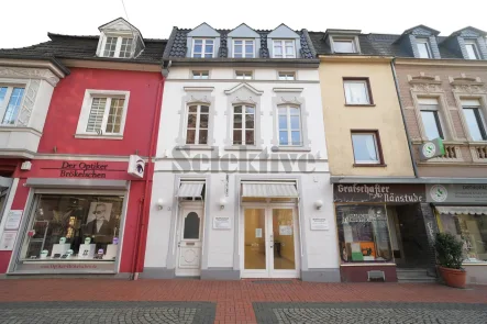 Außenansicht - Laden/Einzelhandel mieten in Moers - Schickes Ladenlokal im Neubau mit 63m² zwischen Kastellplatz und Altmarkt in der Moerser Altstadt