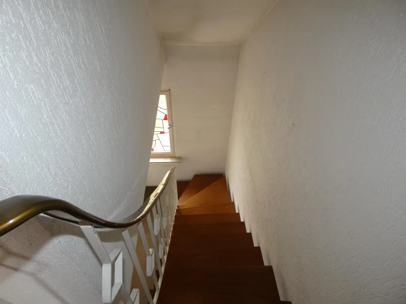 Treppe vom Dachgeschoss 