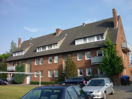 Hausansicht - Wohnung mieten in Münster - Helle 56 m²-Wohnung mit Balkon Nähe Clemenshospital!