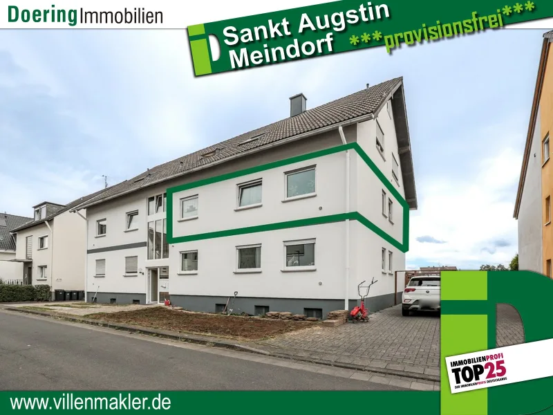 Außenansicht - Wohnung kaufen in Sankt Augustin - **Provisionsfrei** Attraktive 4-Zimmer-Eigentumswohnung mit Balkon in Sankt Augustin-Meindorf