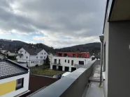 Ausblick vom Balkon