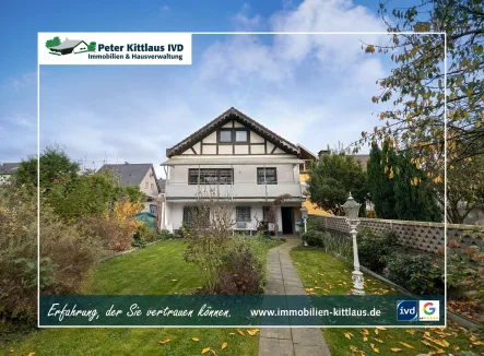 GartenzumHaus-uh - Haus kaufen in Sankt Augustin / Menden (Rheinland) - Sankt Augustin-Menden: Einfamilienhaus mit Potenzial - zur freien Entfaltung