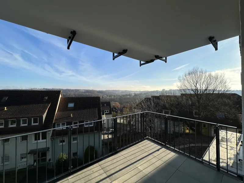 Balkon 1 - Wohnung kaufen in Ennepetal - Barrierearm wohnen - für die Zukunft gerüstet! Neubau-ETW im VivaldiPark Waldblick i. Ennepetal