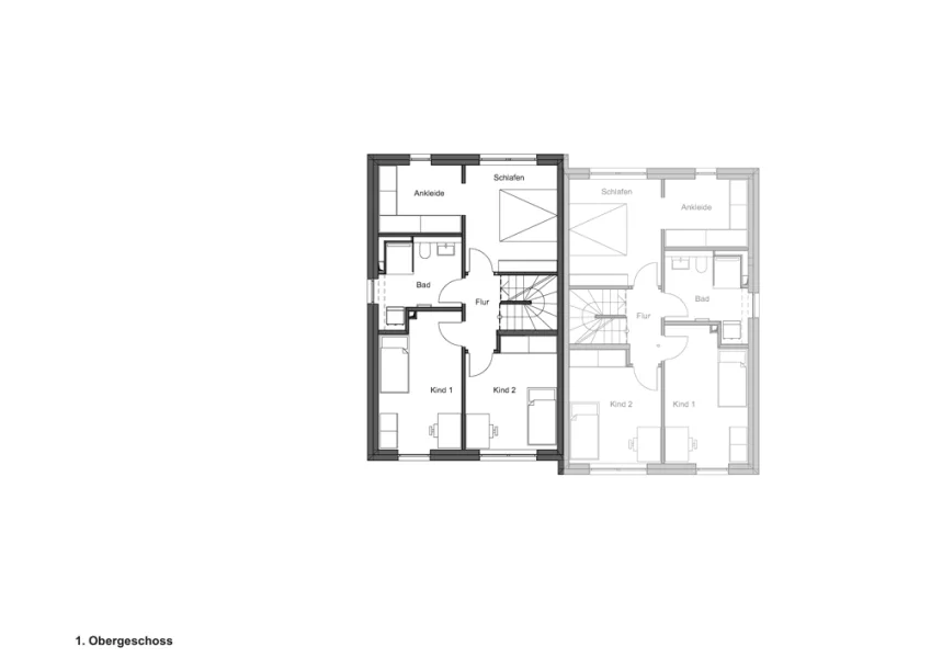 Grundriss 1. Obergeschoss