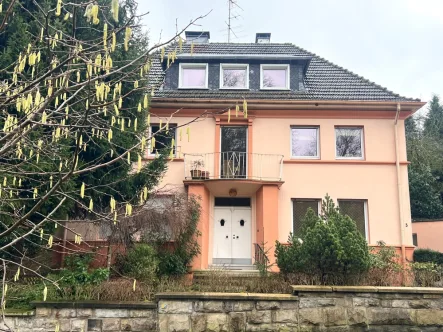 Außenansicht 1 - Haus kaufen in Gevelsberg - Ruhig aber doch mitten drin! Liebhaber-Stadtvilla auf weitläufigem Gartengrundstück in Gevelsberg