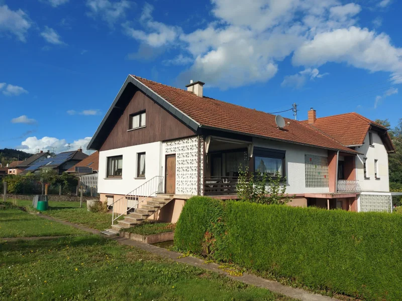 Gartenansicht - Haus kaufen in Nalbach / Piesbach - Familientraum in ruhiger Lage - Zeit für frischen Wind