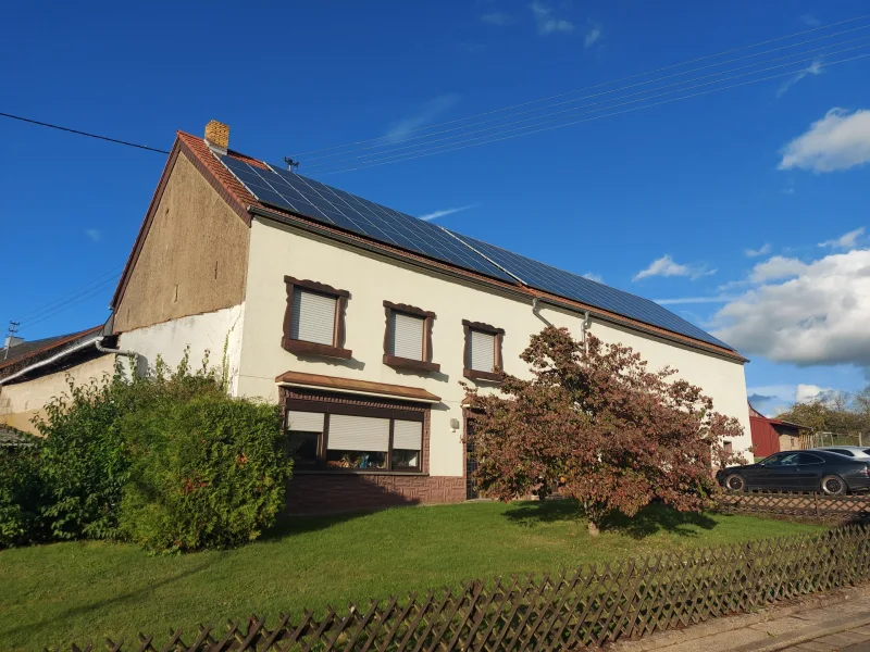 Frontansicht - Haus kaufen in Schmelz / Primsweiler - Viel Platz für Ihre Träume – Charmantes Bauernhaus in Schmelz OT