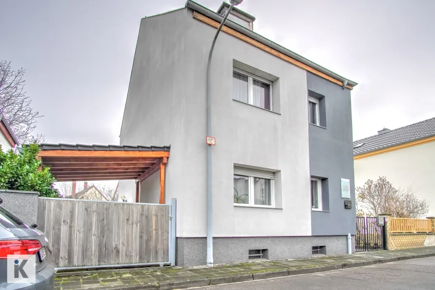 Hausansicht - Haus kaufen in Ludwigshafen am Rhein - Freistehendes Einfamilienhaus in ruhiger Lage!