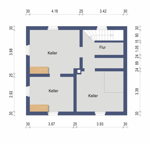 Grundriss Kellergeschoss