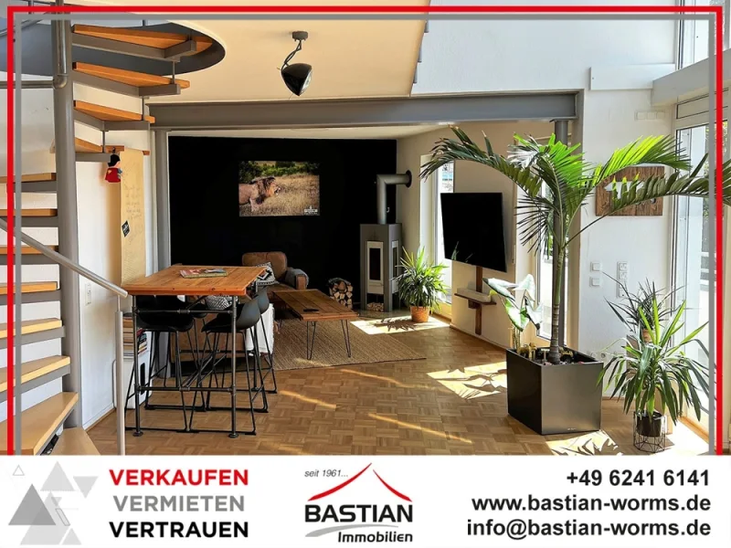 Headfoto - 2194 - Wohnung kaufen in Worms - Have a look! Extravagante Penthouse-Maisonette m. Ausblick - Terrasse - Garage - Innenstadt!