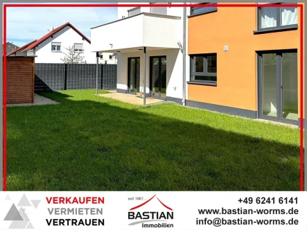 Headfoto - Wohnung kaufen in Osthofen - smart.barrierefrei.stylisch. Neuwertige ETW - Garten - 2 Stellplätze - naturnahe Lage - Osthofen!