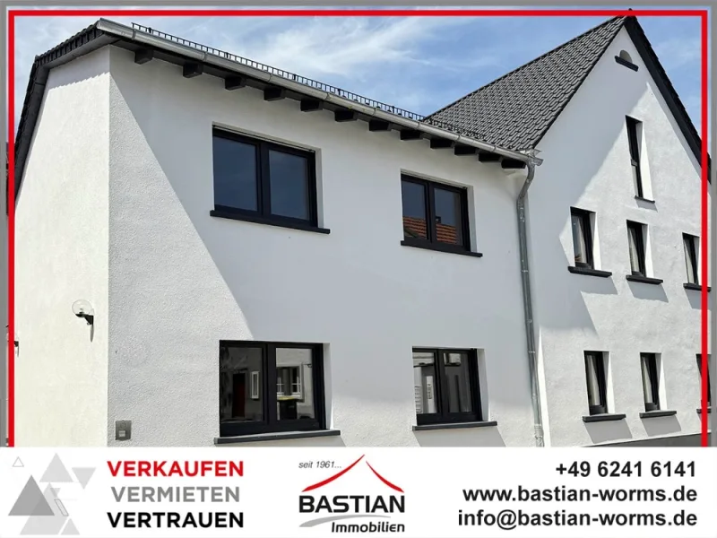 Headfoto 1418 - Haus kaufen in Worms / Hochheim - Investmentpaket: 5-Familienhaus-Neubau + kernsaniertes Zweifamilienhaus! Worms-Hochheim!