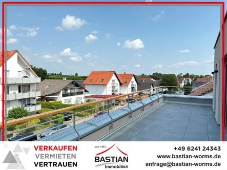 Headfoto - Wohnung mieten in Worms - Exklusiv: Penthouse, 2 Terrassen, Lift, Stellplatz, Top-Lage in Herrnsheim!