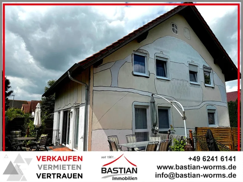 Headfoto - Haus kaufen in Monzernheim - Auch als Anlageobjekt: Vermietete DHH mit viel Platz, in ruhiger Lage von Monzernheim!