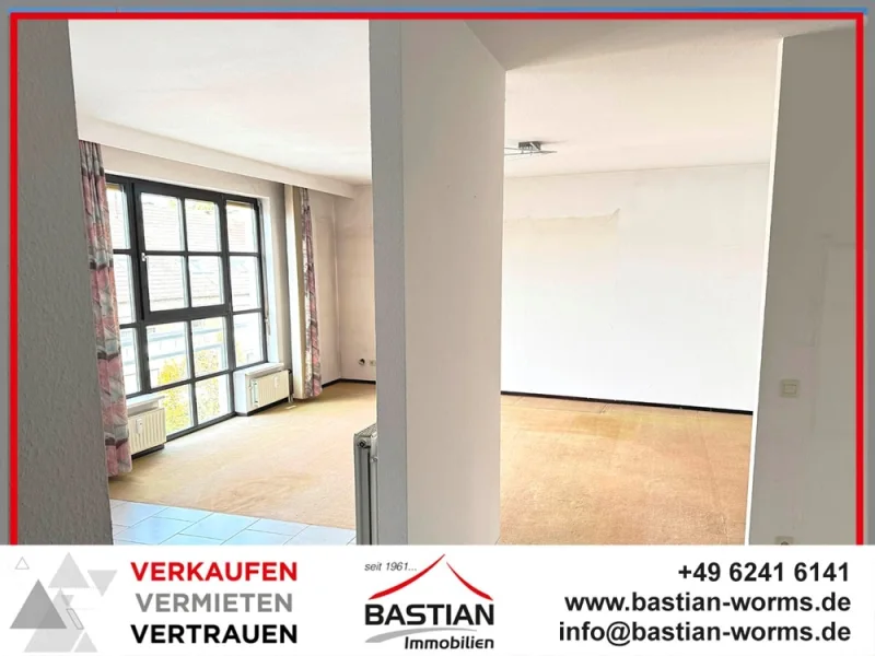 Headfoto 2218 - Wohnung kaufen in Worms - Die ist aber mal richtig hell! 2-Zi-ETW - neuw. Bad - Balkon - TG-Stellplatz - Aufzug - Innenstadt!