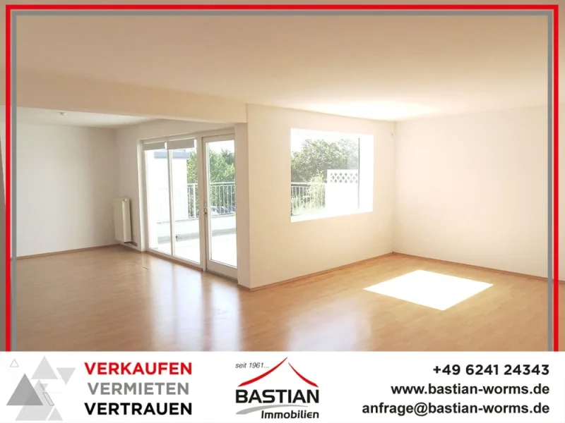 Headfoto - Wohnung mieten in Worms - Place to be - Place to live! 122 m² Wohnfläche mit Terrasse in Worms-West!