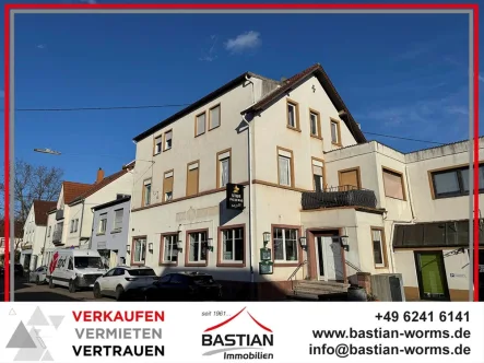 Headfoto 1433 - Haus kaufen in Worms - Wertsteigerungspotenzial vorhanden! Wohn- /Gewerbeimmobilie in attraktiver Lage von Pfeddersheim!