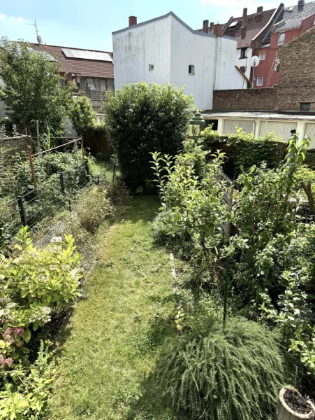 Gartenblick v. Balkon