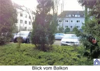 Blick vom Balkon