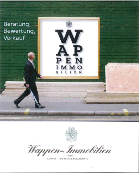 www.wappen-immobilien.com - Grundstück kaufen in Bochum - BAUGRUND mit BAUGENEHMIGUNG in BOCHUM-DAHLHAUSEN