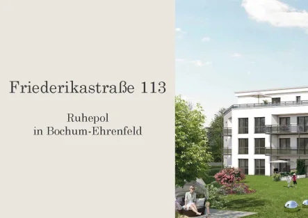 Friederikastr.113 - Wohnung mieten in Bochum - WOHNEN ÜBER DEN DÄCHERN DES EHRENFELDES