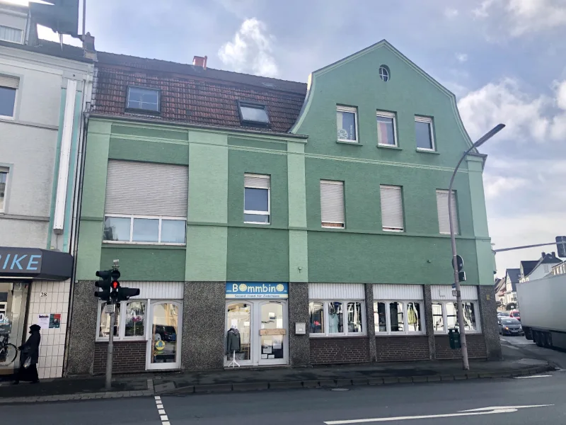 Frontansicht - Büro/Praxis mieten in Unna - Großzügige Laden- oder Bürofläche in zentraler Lage