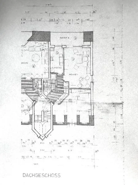 Grundriss Dachspitze Studio