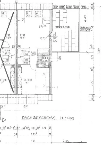 Grundriss Dach-/1.Obergeschoss