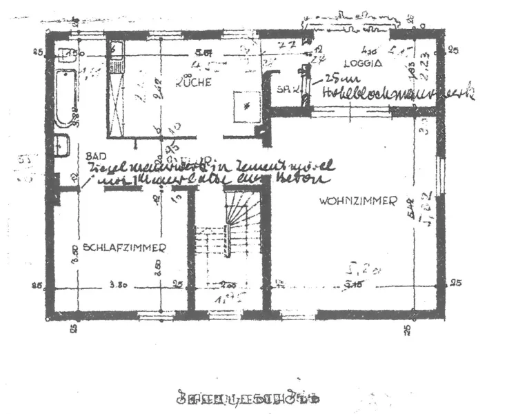 Grundriss Obergeschoss