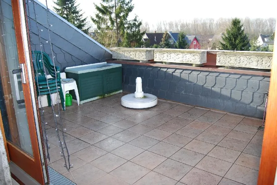 Große Süd-West Dachterrasse