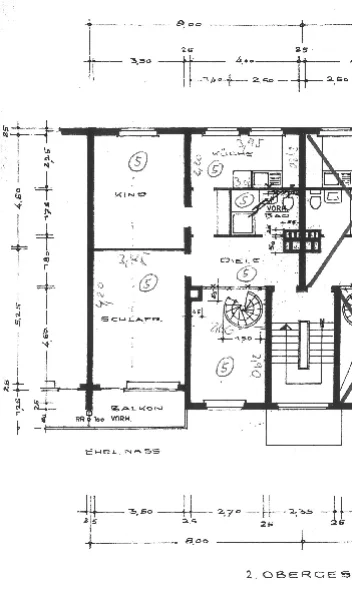 Grundriss 2. Obergeschoss