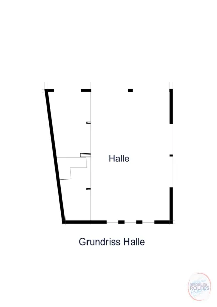 Grundriss Halle