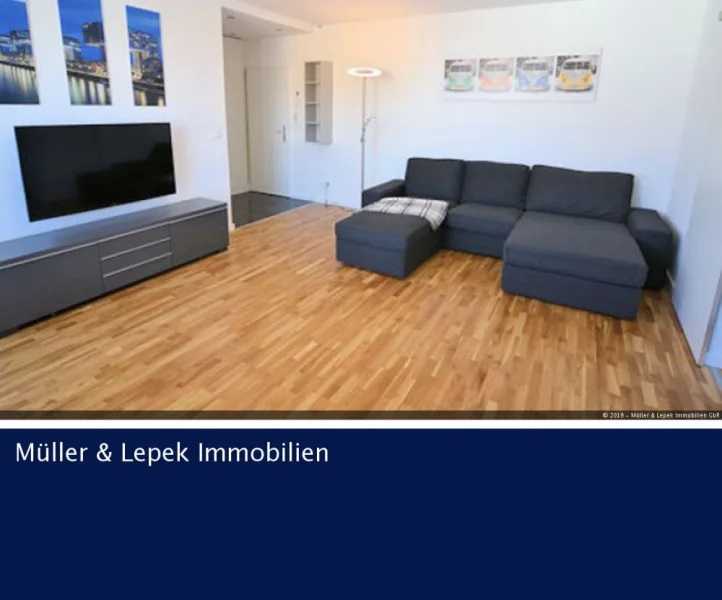 Wohnzimmer - Wohnung mieten in Köln - alle Kosten inkusive!  Top- möblierte, kernsanierte  Wohnung