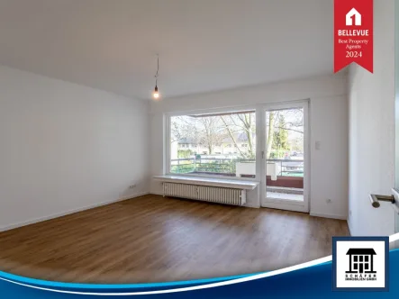 Wohnzimmer - Wohnung mieten in Bonn - Einladendes Zuhause in Bonn-Duisdorf: 2-Zimmer Wohnung mit brandneuem Bad und Balkon