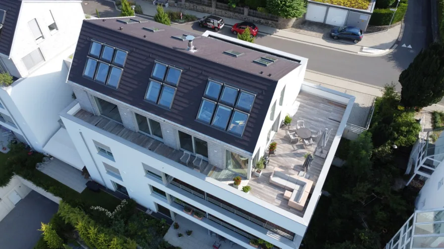 Ansicht - Wohnung kaufen in Bad Honnef - Bad Honnef/Rhöndorf - Penthouse-Wohnung in Traumlage