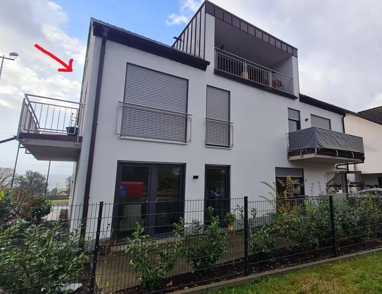 Rückansicht - Wohnung mieten in Bad Honnef - Bad Honnef - Neubau! Wunderschöne Singlewohnung in guter Wohnlage