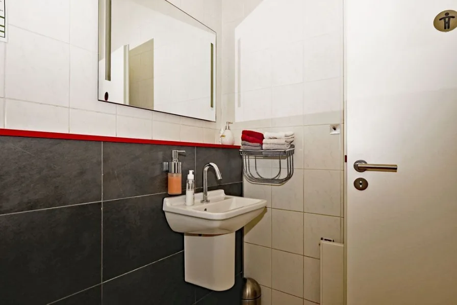 moderne Toilettenanlage