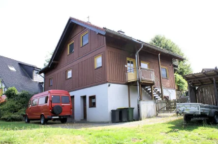 Bild1 - Haus kaufen in Neunkirchen-Seelscheid - Viel Platz im Haus und Garten - ideal für die große Familie: Hochwertiges Holzblockhaus Nähe Neunkirchen-Seelscheid