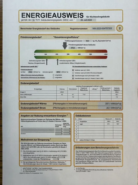 Energieausweis Seite 2