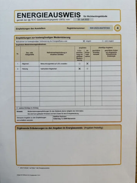 Energieausweis Seite 4