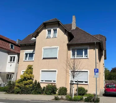 Außenansicht - Wohnung kaufen in Lübbecke - Wunderschöne Altbauwohnung mit Terrasse im Zentrum von Lübbecke