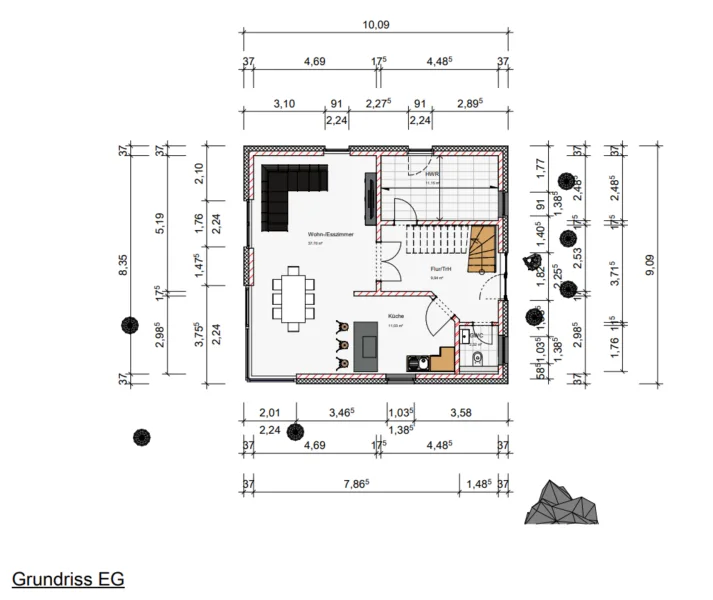 Grundriss EG