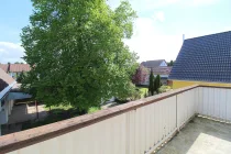 Blick vom Balkon