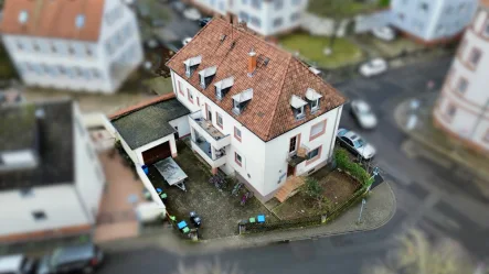 Drohnenansicht - Haus kaufen in Landau in der Pfalz - Einzigartige Chance! Mehrfamilienhaus in Landau mit bis zu 5 % Rendite