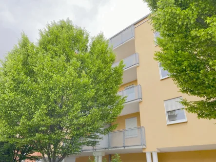 Außenansicht - Wohnung mieten in Ludwigshafen am Rhein - Gemütliche 2-Zimmer-Seniorenwohnung mit schönem Rheinblick