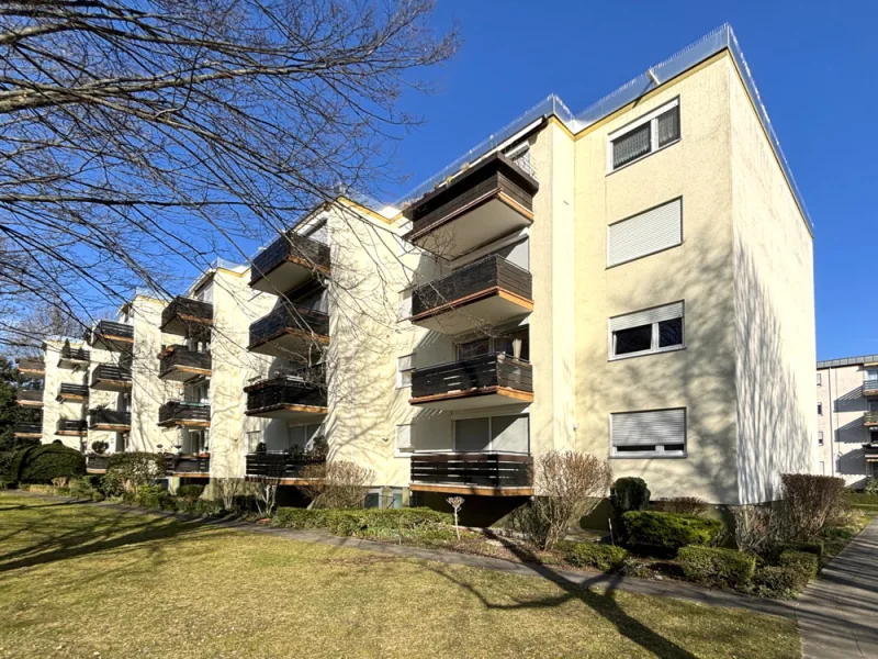 Außenansicht - Wohnung kaufen in Frankenthal (Pfalz) - Schöne 3-ZKB-Wohnung mit Balkon und Garage in Frankenthal