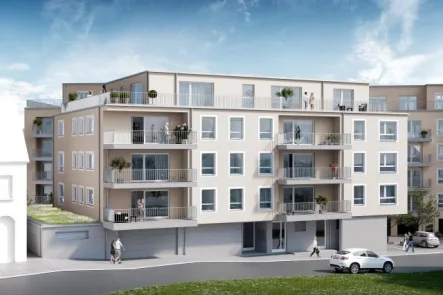 Außenansicht - Wohnung kaufen in Kaiserslautern - KL-Bännjerstraße - Energieeffiziente Neubau-Eigentumswohnungen 